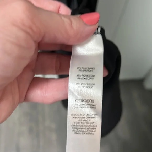 Chico’s Maxi dress, black, size 1 - Picture 4 of 5